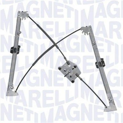 Do koszyka Mechanizm podnoszenia szyby drzwi przednich lewych Volkswagen Tiguan I 5N1, 5N2
